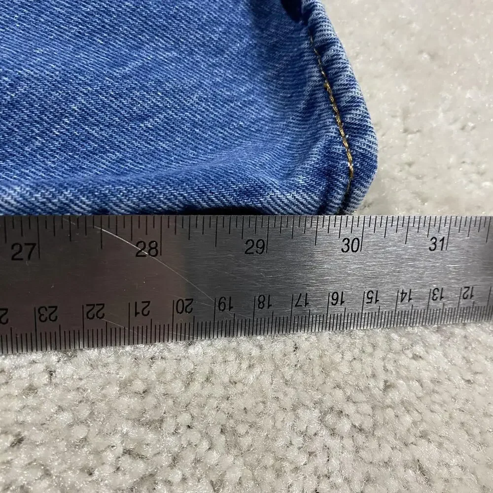 Levis 501 Jeans Mens 36x30 Blue Medium Wash Straight Button Fly Regular Fit